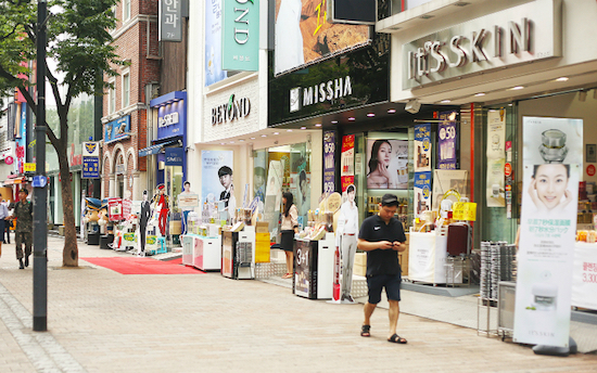myeong-dong - seoul beauty shops