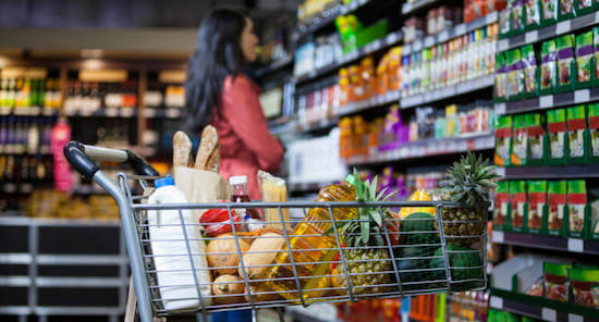 save money on food when traveling by grocery shopping