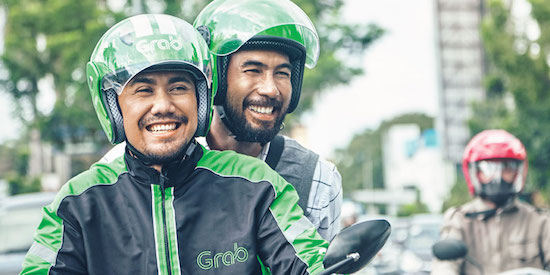 Grab ride in indonesia airport transfer