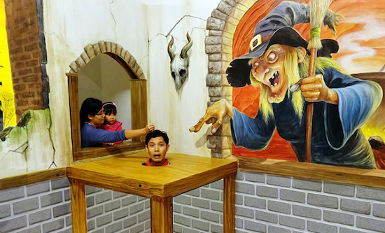 seminyak family fun trick art museum