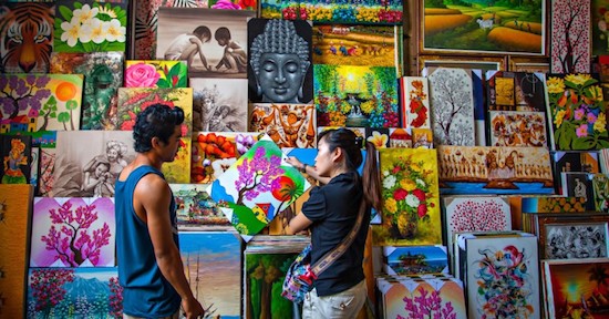 buying art in indonesia