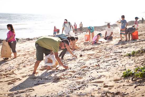 join local beaches cleanup on your travel copy