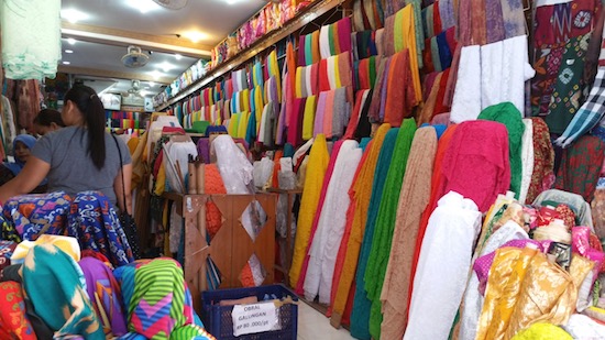 vibrant fabrics shopping in bali