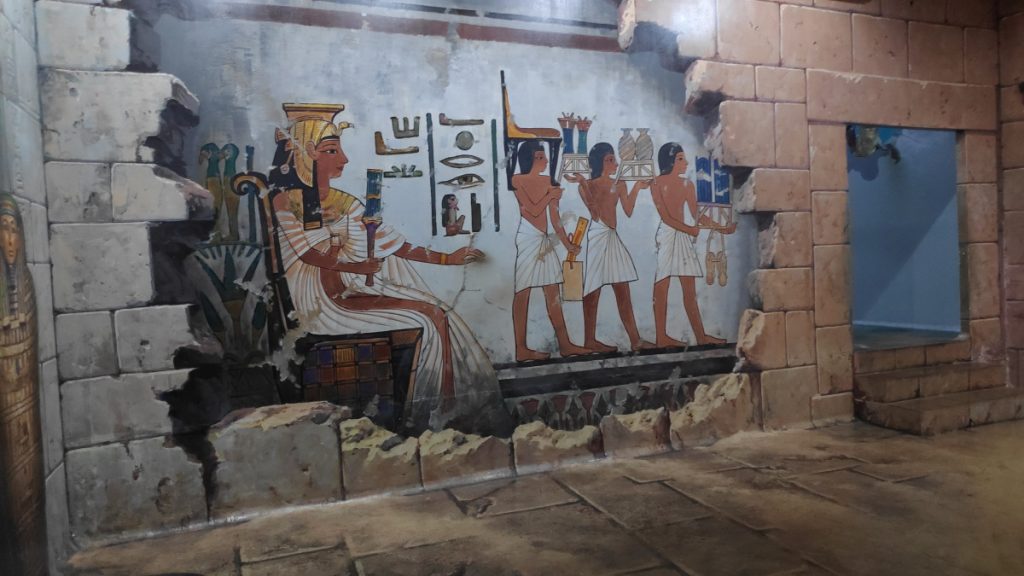 Egyptian Ruins Painting in DMZ