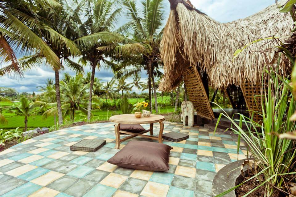 The hut on Firefly resort, a great place for yoga