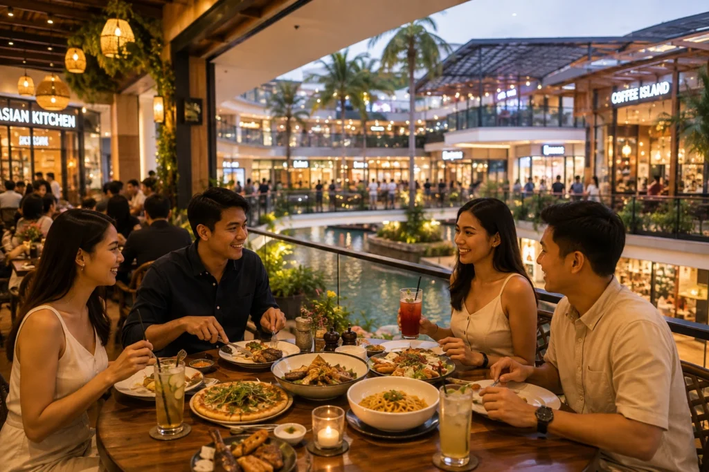 dining at bali malls