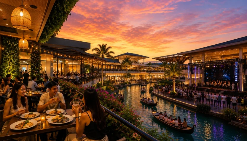dining and entertainment in bali malls